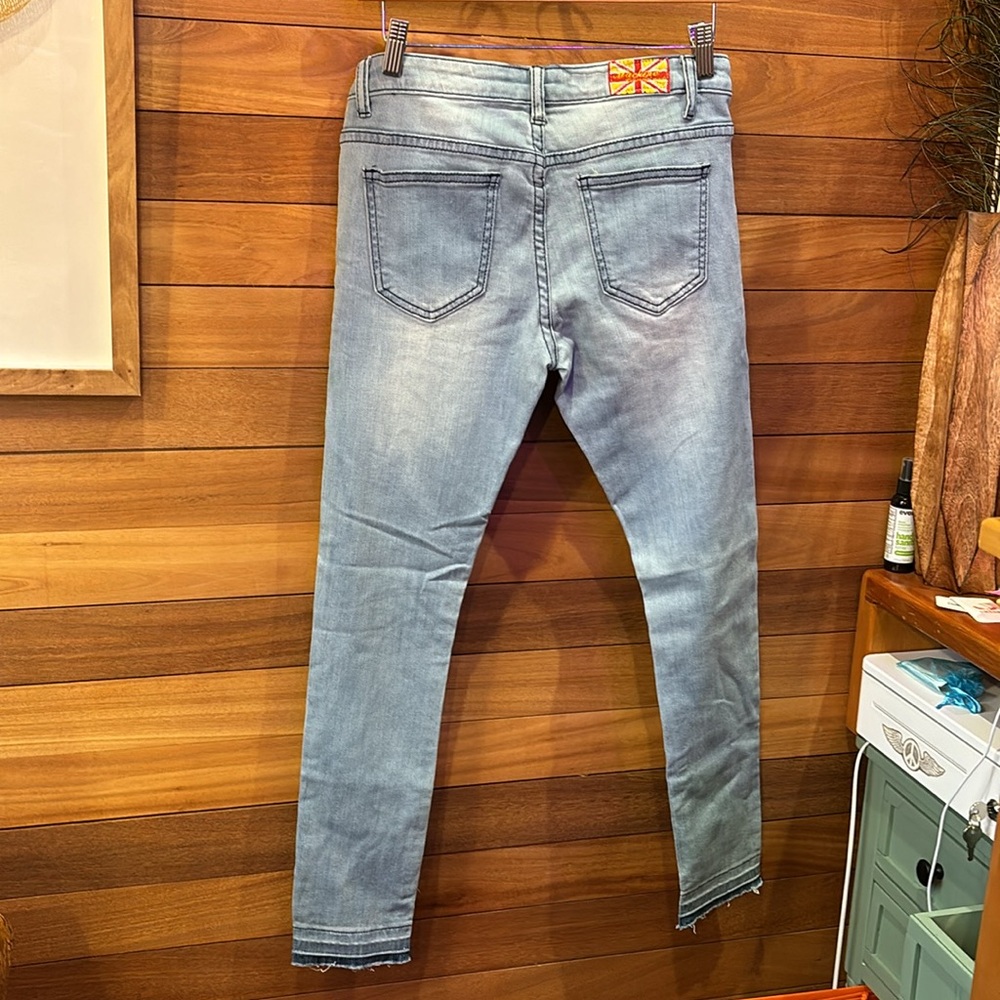 Machine Light Wash Jeans - Picture 2 of 4